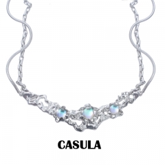 CASULA月蚀系列原创设计项链轻奢小众多层设计高级感锁骨链女潮