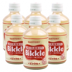 日本进口三得利Bikkle活性乳酸菌益力多益生菌饮料280ml*6瓶装